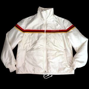 Vintage 80s Porsche Racing Jacket Equipe Sportswear Germany Size 56 XL
